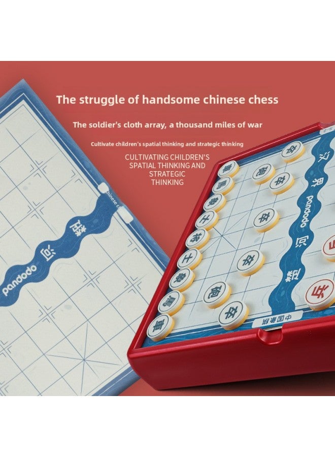 لعبة الشطرنج الطائرة للأطفال، لعبة الطاولة، 42 في 1، لعبة لوحة درج متعددة الوظائف، لعبة تنافسية - اللون: 28 في 1 لعبة شطرنج متعددة الوظائف