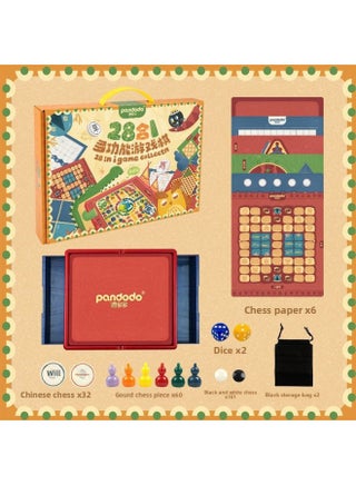 لعبة الشطرنج الطائرة للأطفال، لعبة الطاولة، 42 في 1، لعبة لوحة درج متعددة الوظائف، لعبة تنافسية - اللون: 28 في 1 لعبة شطرنج متعددة الوظائف - pzsku/Z6FC5B2207D6E51657976Z/45/1745539888/1da47bf6-9e05-47e5-9c65-8b47f23839d0