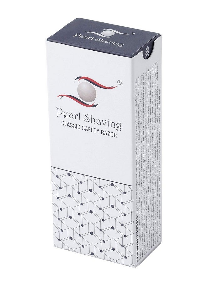 PEARL Shaving Double Edge Safety Razor For Men’S/Boy’S (2 Pieces Razor Twister) T-121 Black - Image 3