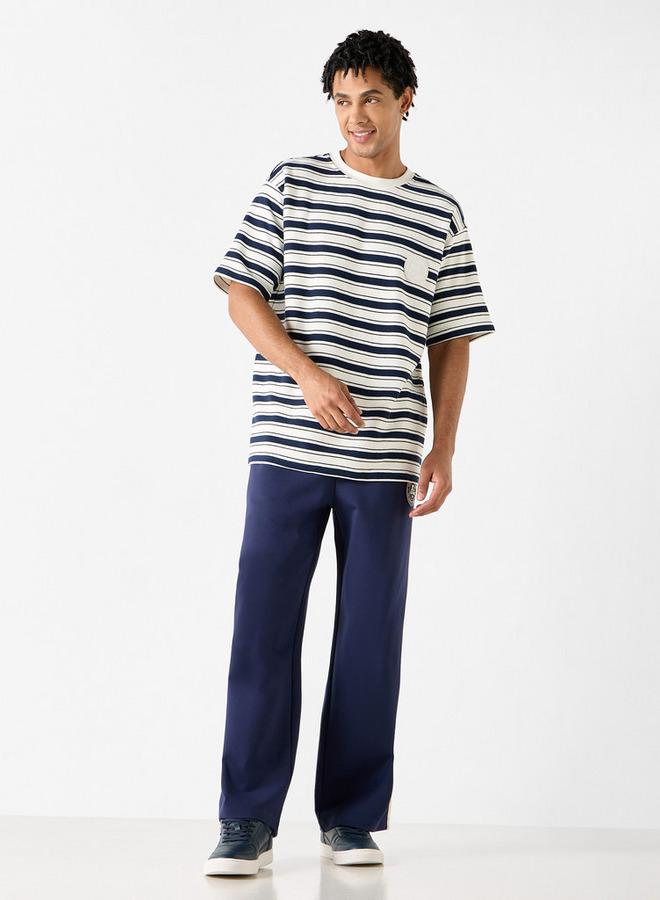 STARTER Striped T-shirt with Crew Neck and Short Sleeves - Image 2