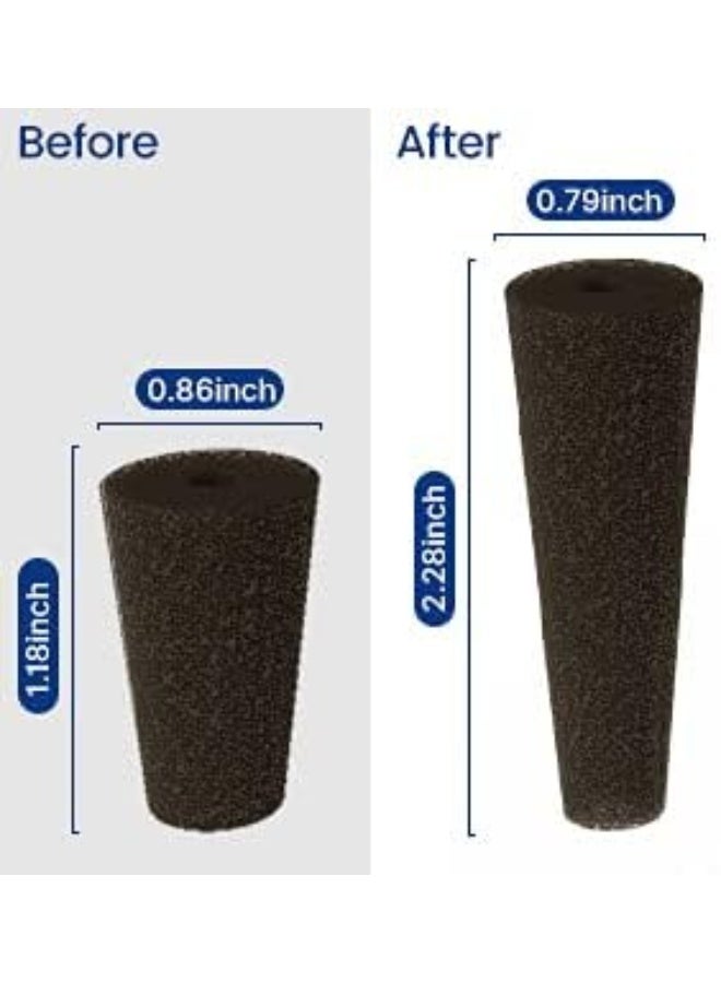 iDOO 60 Pcs Replacement Grow Sponges, Seed Starter Pods Kits Hydroponic Sponges for Hydroponic Growing System ID-IG301 ID-IG302 ID-IG303 I-D-01  - Image 2