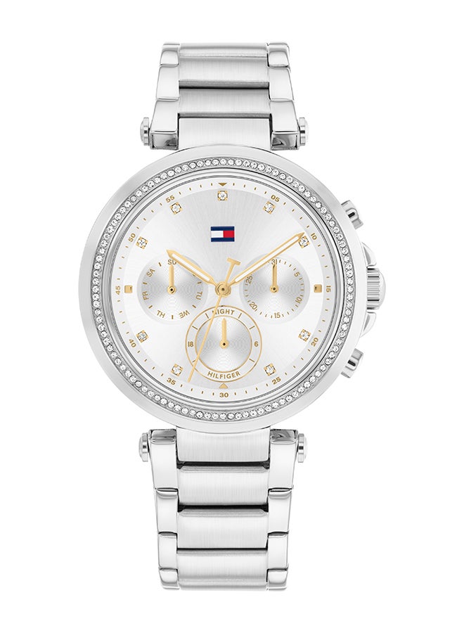 TOMMY HILFIGER Women's Analog Round Shape Stainless Steel Wrist Watch 1782701 - 38 Mm - Image 1
