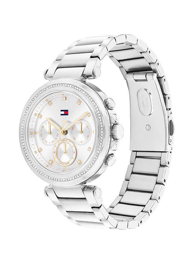 TOMMY HILFIGER Women's Analog Round Shape Stainless Steel Wrist Watch 1782701 - 38 Mm - Image 2