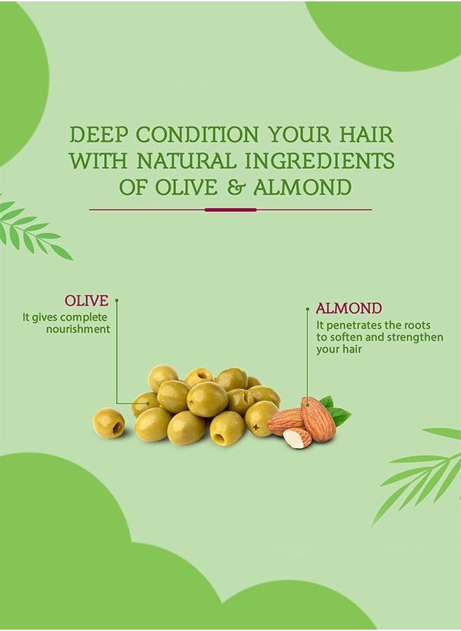 VATIKA - Vatika Naturals Hammam Zaith Hot Oil Treatment Olive & Almond For Intense Nourishment & Deep Conditioning - 1 kg + Microfiber Towel - Image 1