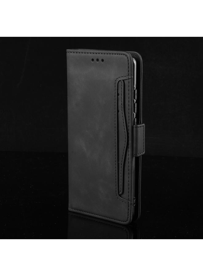 S-TOP Case For Realme 12+ 5G Skin Feel Calf Texture Card Slots Leather Phone Case - Image 2