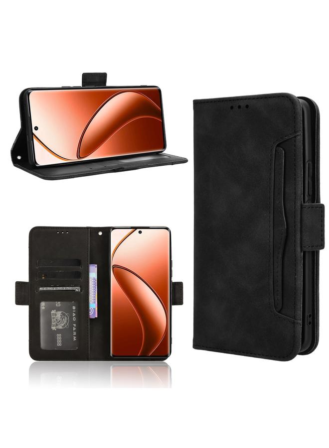 S-TOP Case For Realme 12+ 5G Skin Feel Calf Texture Card Slots Leather Phone Case - Image 1
