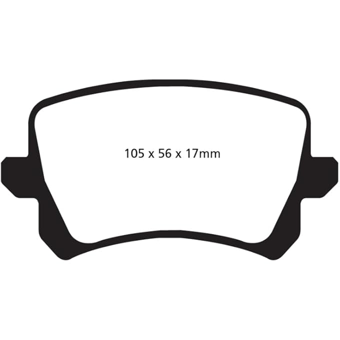 فرامل EBC DP42004R شارع يلوستاف ووسادة فرامل المسار - Image 2