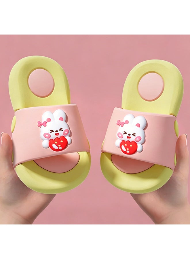 Summer Panda Children's Slide Slippers, Cute Cartoon Indoor Slippers For Boys And Girls, Outdoor Flip Flops For Boys