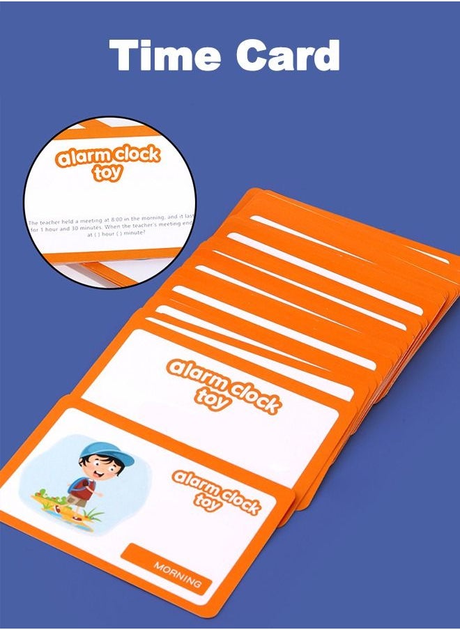 Learning Resources Student Clock Model Teaching Aids 12 Hour Time with 20 Cards 2 Cubes 1 Stand Demonstration Clock Develops Time and Early Math Skills for Kids