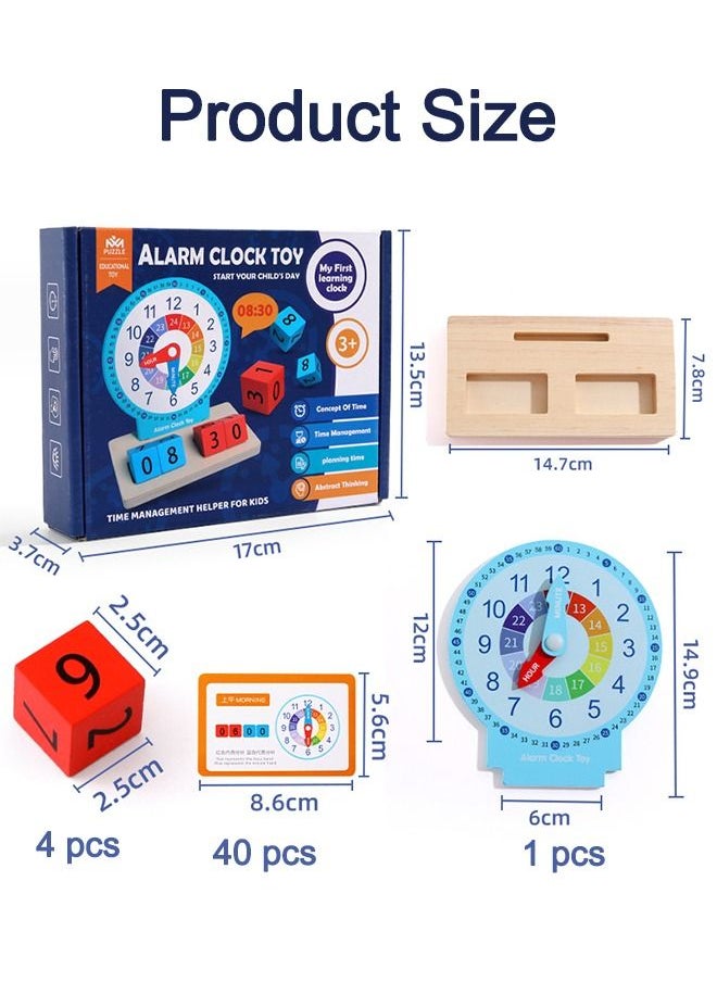 Learning Resources Student Clock Model Teaching Aids 12 Hour Time with 20 Cards 2 Cubes 1 Stand Demonstration Clock Develops Time and Early Math Skills for Kids
