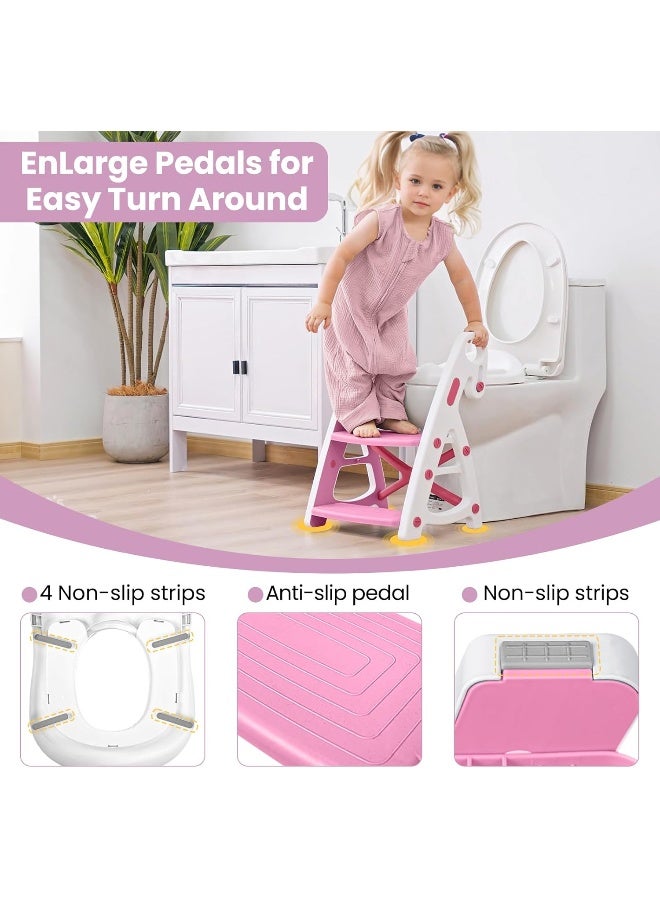 PRIMLECT Potty Training Toilet Seat with Step Stool Ladder - Image 4