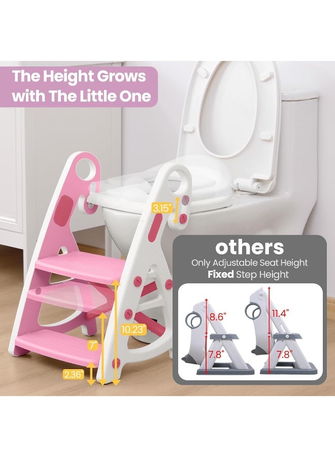 PRIMLECT Potty Training Toilet Seat with Step Stool Ladder - Image 5
