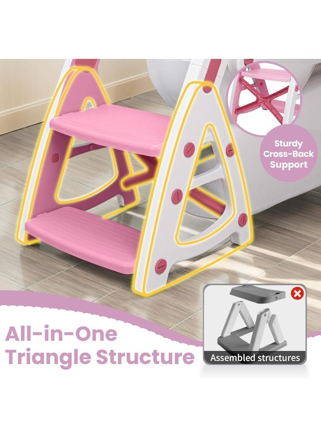 PRIMLECT Potty Training Toilet Seat with Step Stool Ladder - Image 2