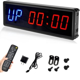 BTBSIGN LED Interval Timer Count DownUp Clock Stopwatch with Remote for Home Gym Fitness Blue - pzsku/Z6FC649056DD7DF03FB96Z/45/1749489644/fd1dfdd0-0f9e-4e47-99bb-7cb14a882e33