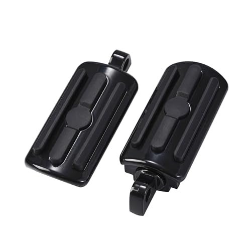 CELOMT 10mm Motorcycle Footpegs Passenger Foot Pegs Highway Pegs Fit Harley Sportster Softail Dyna Touring (Black) - Image 3