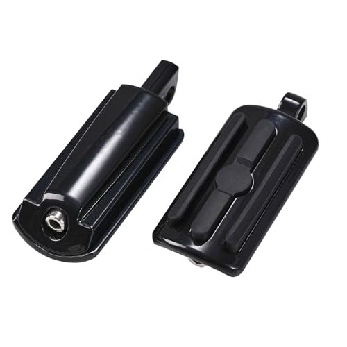 CELOMT 10mm Motorcycle Footpegs Passenger Foot Pegs Highway Pegs Fit Harley Sportster Softail Dyna Touring (Black) - Image 4
