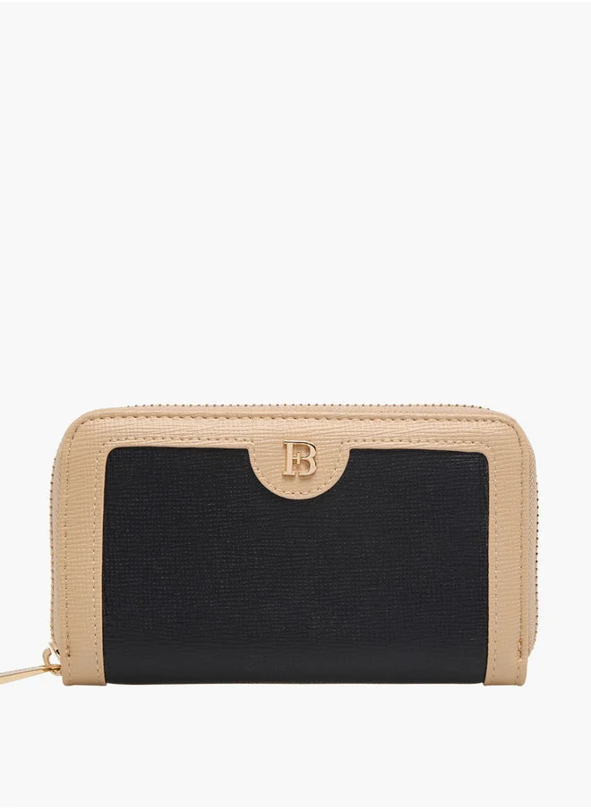 Flora Bella By Shoexpress Monogram Print Zip Around Wallet