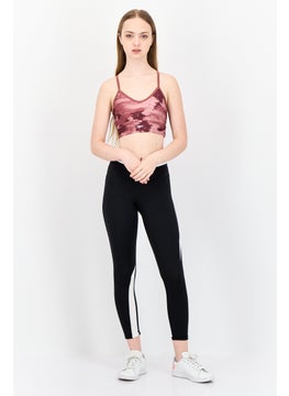 Reebok Women Lightly Padded Training Sports Bra, Old Rose  - Image 4