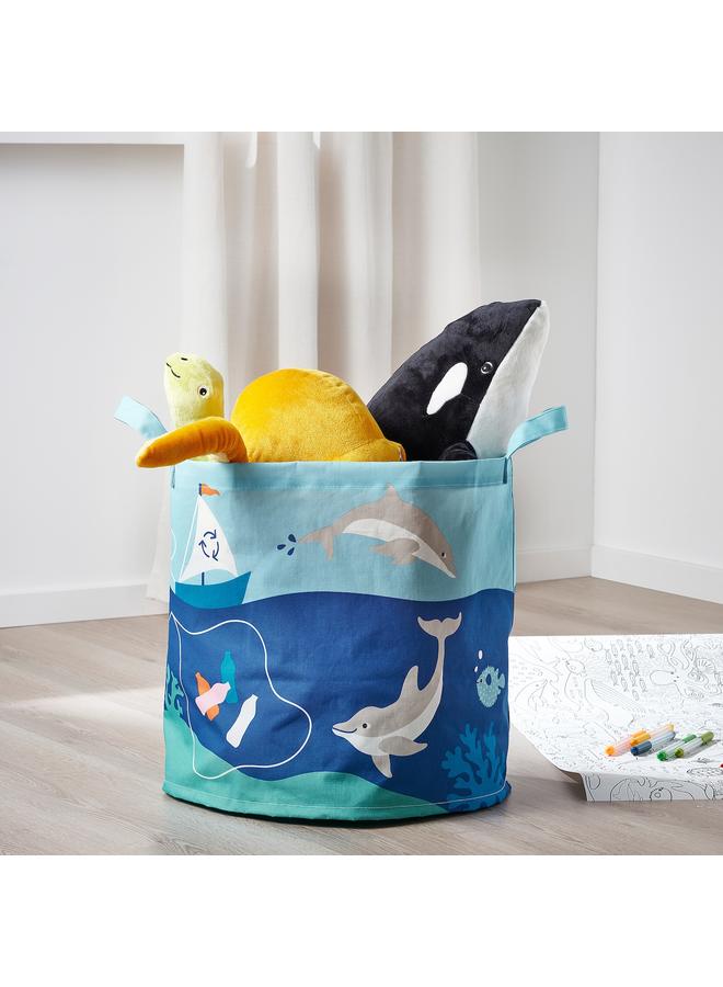 Zaboon Storage bag, ocean animals pattern/multicolour - Image 4