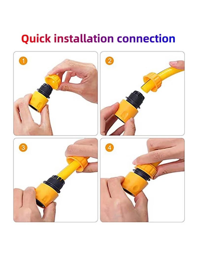 Unewshi Garden Hose Quick Connectors, 33-Piece Set for Effortless Watering, 1/2 Inch Hose Connectors for Irrigation, Includes Male and Female Connectors, Spray Nozzle, Gaskets, Garden Hose Accessories - Image 3