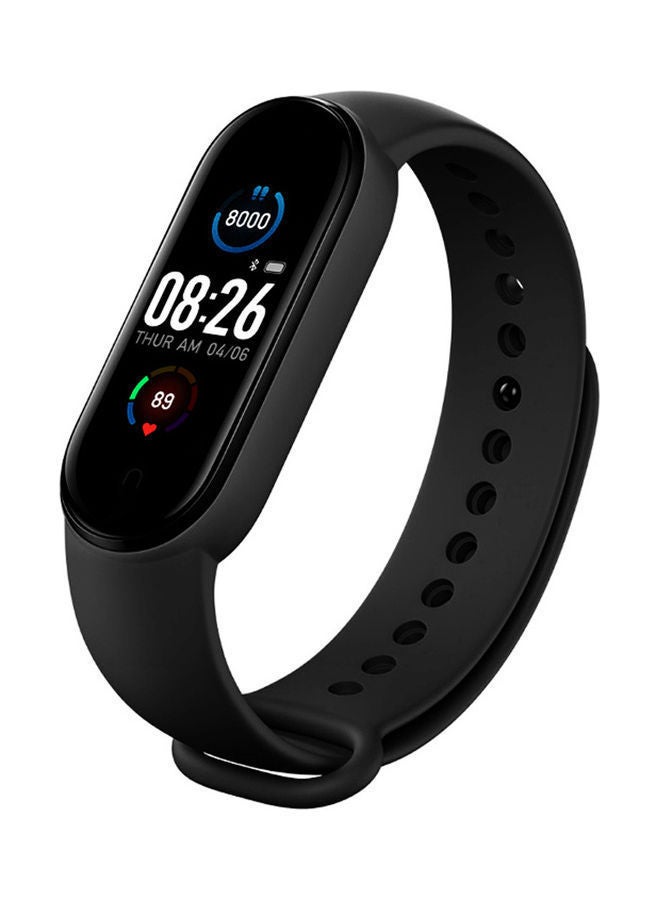 NIBEMINENT M5 Intelligence Heart Rate Blood-Pressure Detector Waterproof Fitness Wristband Black  - Image 1
