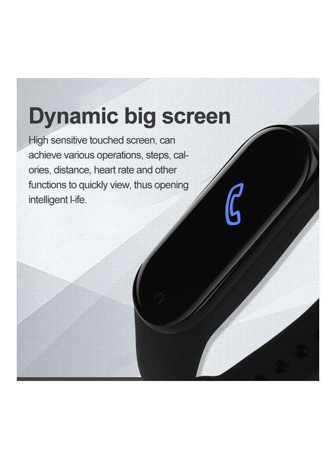 NIBEMINENT M5 Intelligence Heart Rate Blood-Pressure Detector Waterproof Fitness Wristband Black  - Image 3