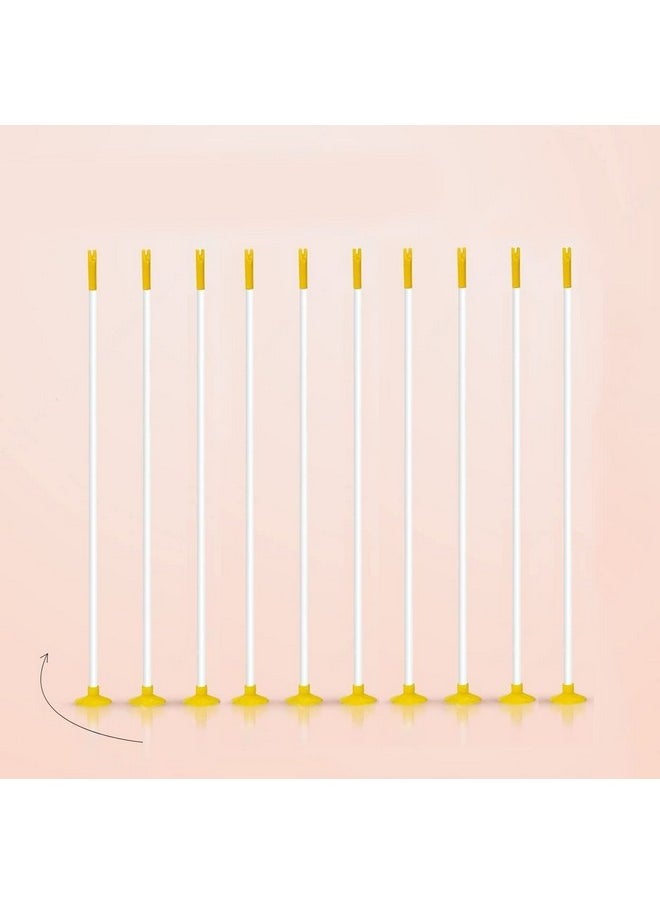 Planet of Toys - Planet Of Toys 10 Arrows for Archery Set for Kids (10 Spare Arrow) Outdoor/Indoor Target Game for Kids - (Yellow) - Image 1