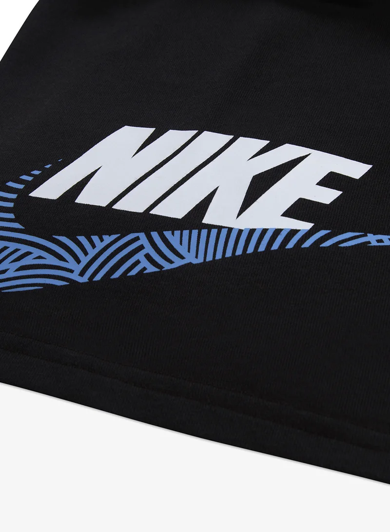 Nike BLACK Kids Nsw In The Zone Fleece Shorts for Men | Best Price UAE