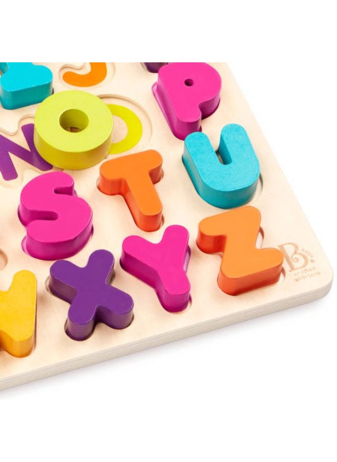 B. Toys Alphabet Puzzle – 26 Wooden Letters  - Image 4