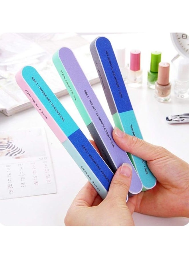 Generic - 7-way nail file art nail buffer for manicure and pedicure - Multicolor - Image 1