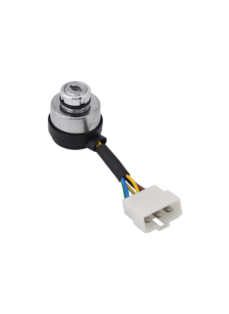 6 Wire 188F 2.5-6.5KW Start Switch, Generator Key, Ignition Switch, Easy Replace Height 1.77inch For 188F Gas Generator