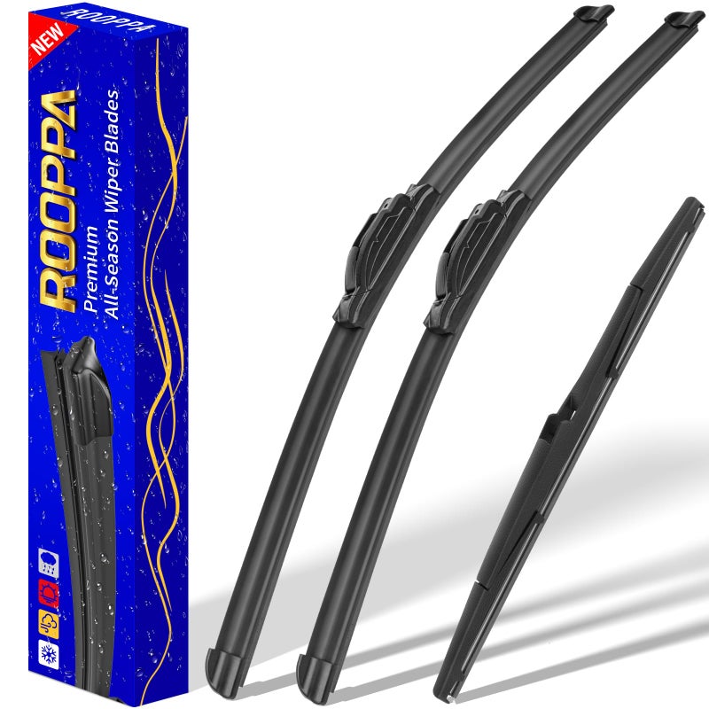 3 wipers Replacement for 20102015 Lexus RX450h20102015 Lexus RX350 Windshield Wiper Blades Original Equipment Replacement 262216 Set of 3 UJ HOOK