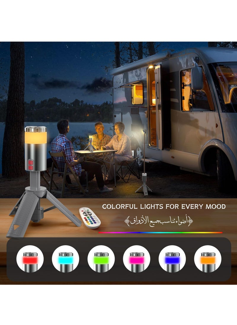 SIRKOLR SIRKOLR Camping Lights Rechargeable Telescopic,Portable Collapsible Lantern Camping Essentials,LED Flashlights with 15 Color Temperatures,Camping Gear for Hiking Fishing Travel Emergency  - Image 5