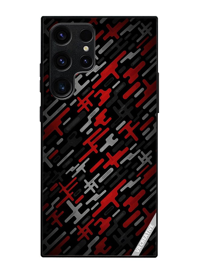Protective Case Cover For Samsung Galaxy S25 Ultra Abstract Design Multicolour