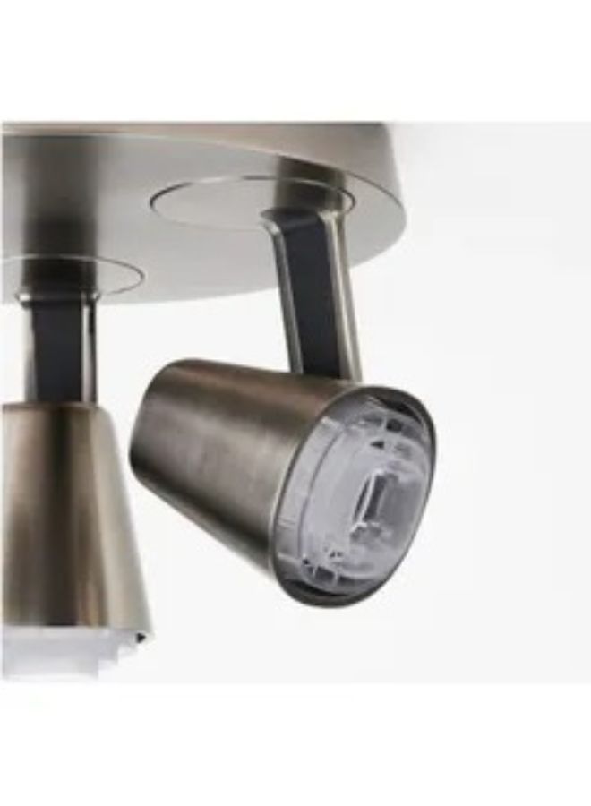 3 نقاط إضاءة مونازيت للسقف نيكل 18x26سم - Image 3