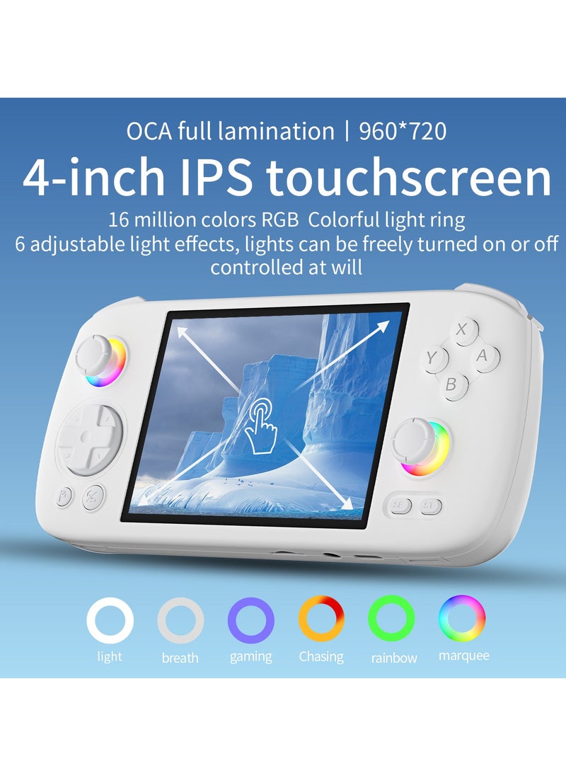 ANBERNIC  - ANBERNIC RG406H Handheld Game Console Unisoc T820 Android 13 5000 mAh 4-inch IPS screen Large-angle 3D Hall Joystick Hall Rigger 5G WIFI Bluetooth Retro Video Players - Image 1