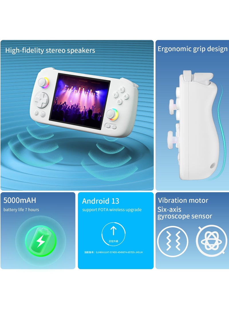 ANBERNIC  - ANBERNIC RG406H Handheld Game Console Unisoc T820 Android 13 5000 mAh 4-inch IPS screen Large-angle 3D Hall Joystick Hall Rigger 5G WIFI Bluetooth Retro Video Players - Image 1