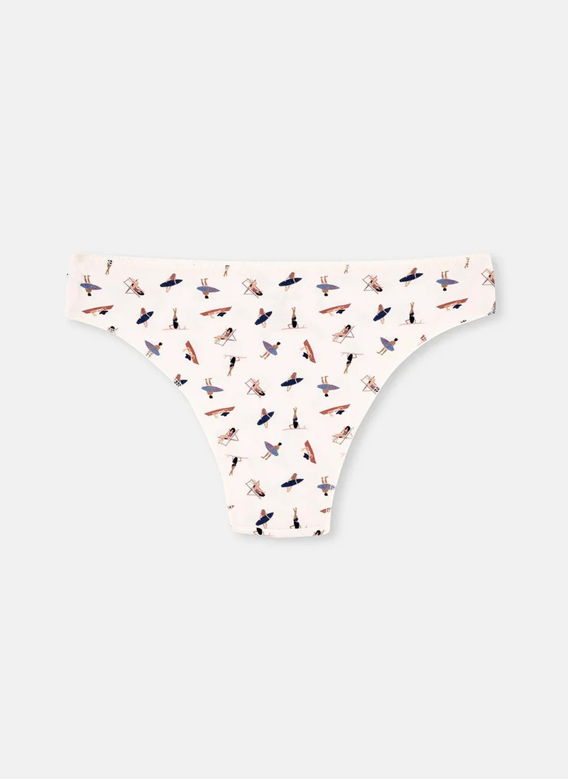 داجي 3 Pack Brazilian Supreme Mid Rise Underwear