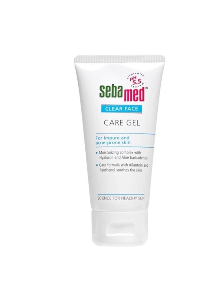 Sebamed Clear Face Care Gel | pH 5.5 |Non-sticky Moisturizer with Hyaluronic acid, Aloe Vera | Dermatologically & clinically tested | 50ml, Pack of 4 - Image 3