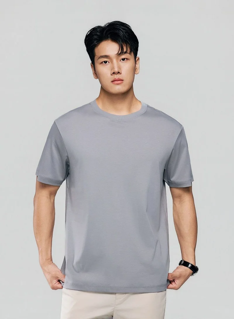 Men Regular Luxe Touch Cotton Crew Tee