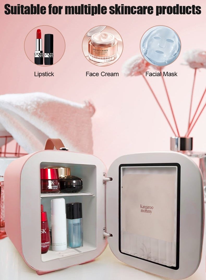 Aideli Mini Fridge 4L – Personal Cooler & Warmer for Skincare, Cosmetics, and Food, Great for Bedroom, Office, Car, and Dorm - Image 5