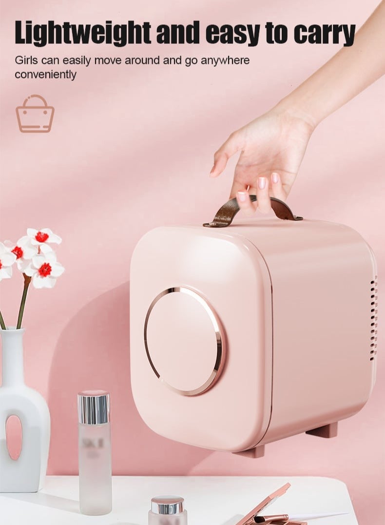 Aideli Mini Fridge 4L – Personal Cooler & Warmer for Skincare, Cosmetics, and Food, Great for Bedroom, Office, Car, and Dorm - Image 3