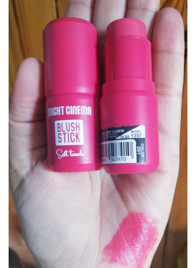 Might Cinema Matte stick blusher, soft on the skin, from Might Cinema-1357 -color 201 - Image 4