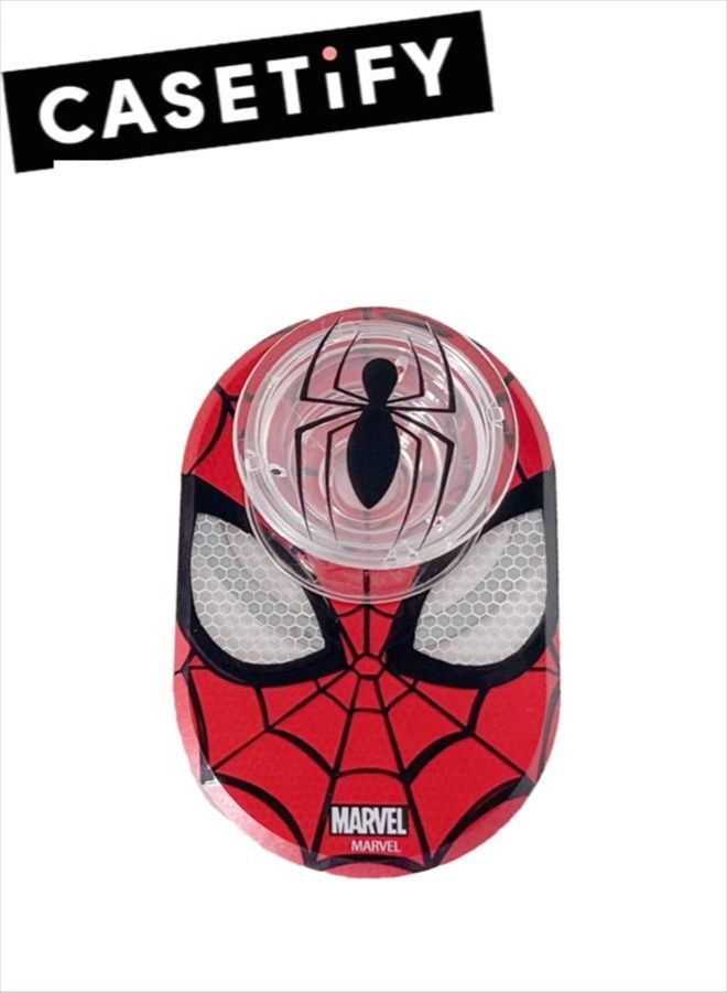 Casetify Spider Man Phone Grip Stand Compatible with MagSafe, MagSafe Phone Grip Holder, Wireless Charging Compatible Black/Red - Image 1