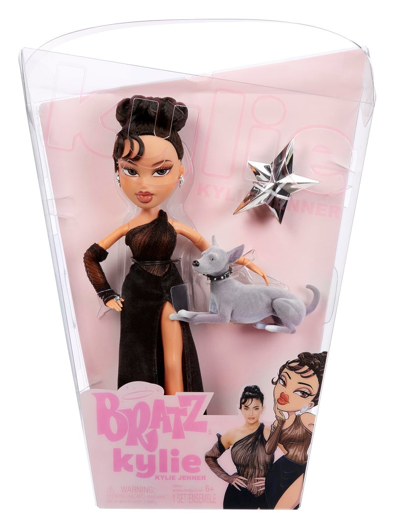 Bratz x Kylie Jenner Night Fashion Doll with Evening Gown, Pet Dog, and Poster - Image 5