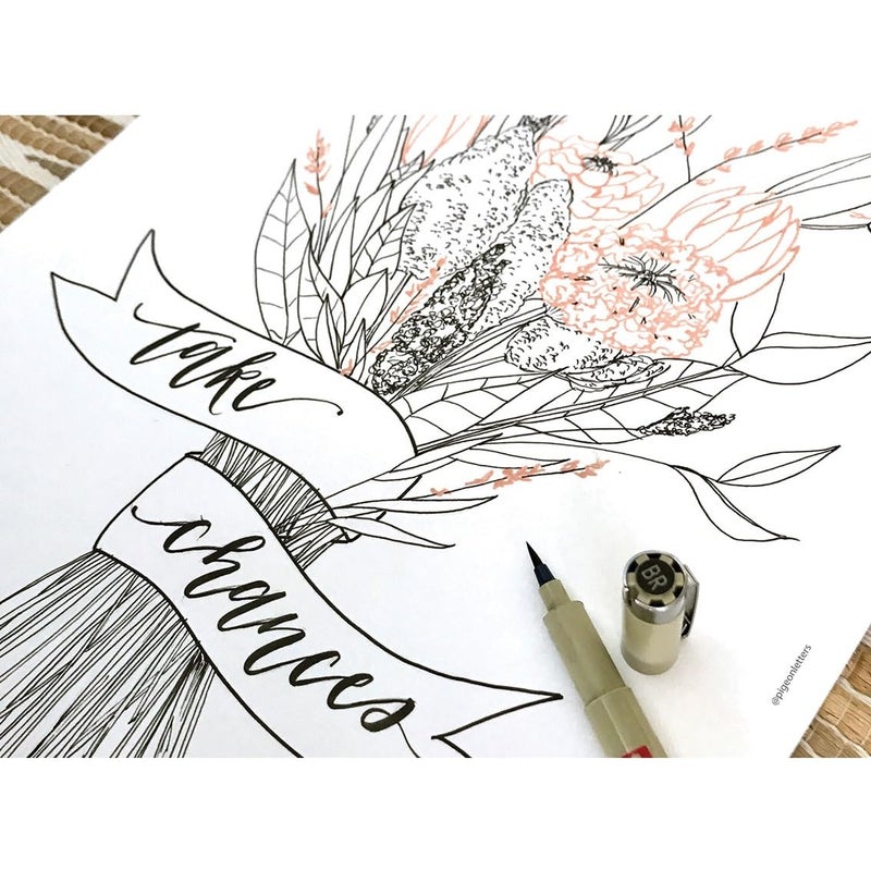 SAKURA قلم فرشاة بيغما بني من ساكورا - Image 4