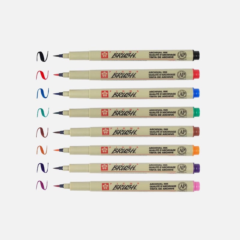 SAKURA قلم فرشاة بيغما بني من ساكورا - Image 2