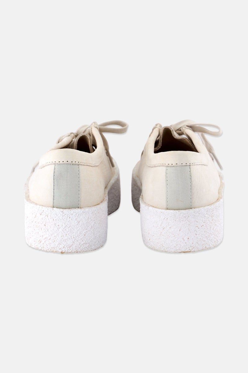 clarks Women Standard Fit Wallabee Cup Casual Shoes, Off White  - Image 2