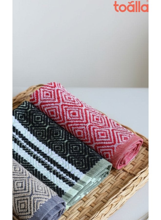 toãlla Kitchen Towel  Multicolour Cotton 30*50 - Image 3