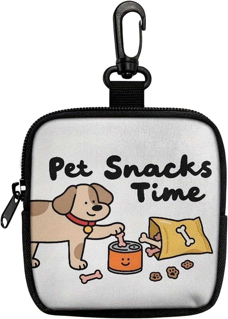 Dog Treat Pouches, Training Treat Bag with Carabiner Walking Bag for Puppies Outdoor Pet Feed Snacks Reward Pocket Training Reward Pouches - Image 4